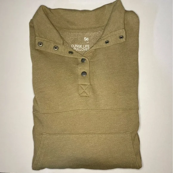 Women’s Green Lounge Pullover - Picture 3 of 5